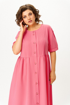 Платье ANASTASIA MAK 1219-1 коралл - фото 5