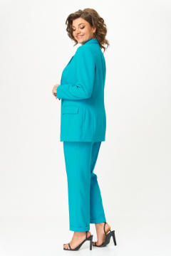 Брюки, жакет ANASTASIA MAK 1245 изумруд - фото 4