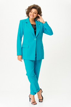Брюки, жакет ANASTASIA MAK 1245 изумруд - фото 2