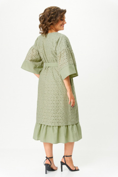 Платье ANASTASIA MAK 1255-А олива - фото 4