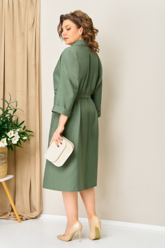 Платье VOLNA 1412 мятно-зеленый - фото 2