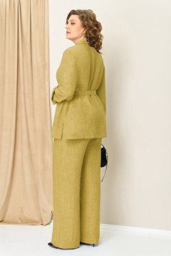 Блуза, брюки, жакет VOLNA 1407 горчично-желтый - фото 2