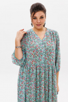 Платье Anelli 1460 весенний_сад - фото 2