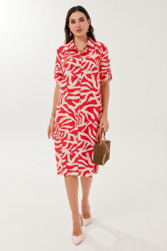 Платье Твой имидж 2139 красный - фото 3