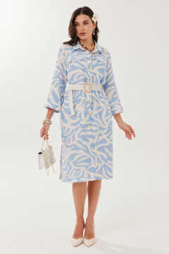 Платье Твой имидж 2140 голубой - фото 3
