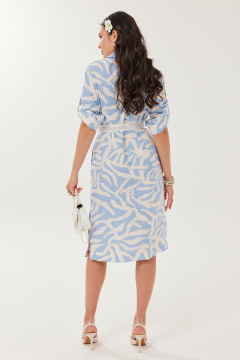 Платье Твой имидж 2140 голубой - фото 2