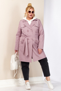 Плащ Shetti 2187 пудра - фото 1