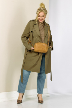 Плащ Shetti 2187 кэмел - фото 2