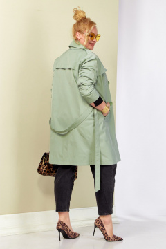 Плащ Shetti 2187 фисташка - фото 5