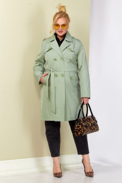 Плащ Shetti 2187 фисташка - фото 1