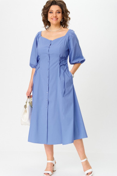 Платье Aira Style 24424 голубой - фото 4