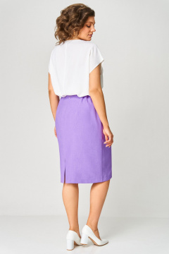 Блуза, жакет, юбка Мишель стиль 1269 лаванда - фото 2