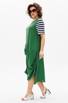 Платье Michel chic 2178 зеленый-полоска - фото 5