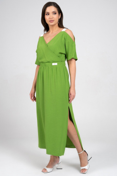 Платье Alani Collection 2356 зелень - фото 2