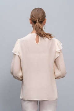 Блуза Nelva 22704 кремовый - фото 2