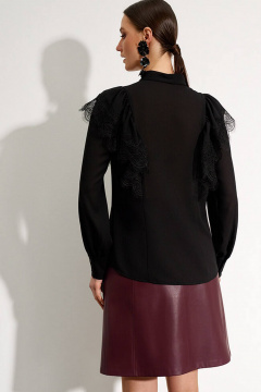 Блуза Nelva 22726 черный - фото 5