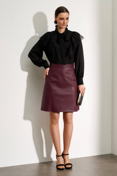 Блуза Nelva 22726 черный - фото 2