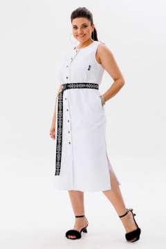 Платье Anelli 1478 чистый_белый - фото 2