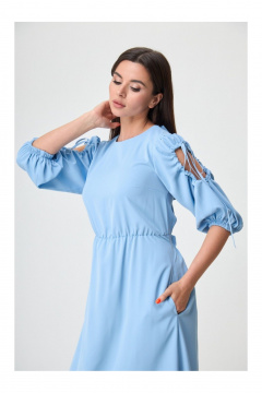 Платье Anelli 1602 небо - фото 3