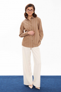 Блуза Панда 12540 бежевый - фото 1