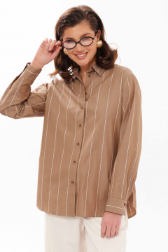 Блуза Панда 12540 бежевый - фото 4