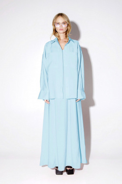 Платье, рубашка PiRS 5152 голубой - фото 3
