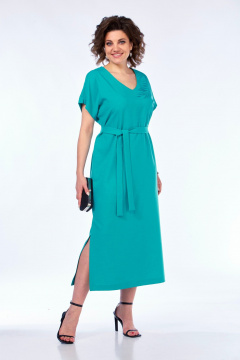 Платье БагираАнТа 1031 бирюза - фото 5