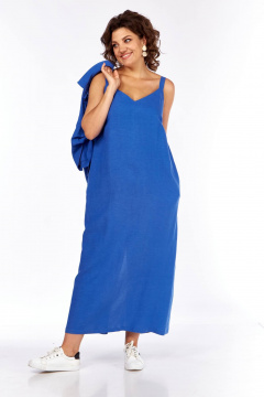 Блуза, сарафан Диомант 2060 синий - фото 3