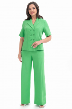 Брюки, жакет Alani Collection 2334 яблоко - фото 1