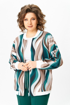 Бомбер Swallow 785.2 мультиколор/разводы - фото 1