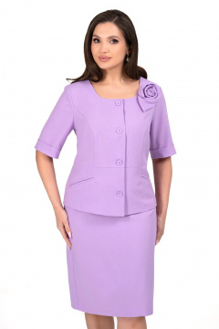 Жакет, юбка Alani Collection 2342 лаванда - фото 5
