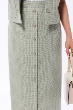 Жакет, юбка Golden Valley 6637 зеленый - фото 4