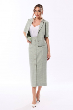 Жакет, юбка Golden Valley 6637 зеленый - фото 1