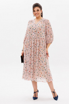 Платье Anelli 1460 цветочная_россыпь - фото 1