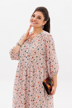 Платье Anelli 1460 цветочная_россыпь - фото 4