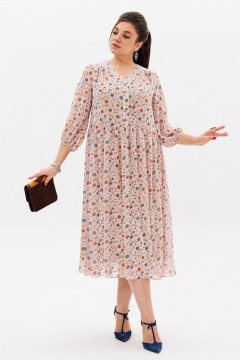 Платье Anelli 1460 цветочная_россыпь - фото 3