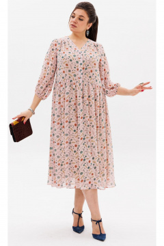 Платье Anelli 1460 цветочная_россыпь - фото 2