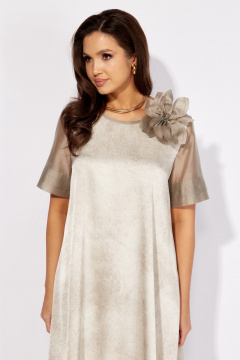 Брошь, платье TAiER 1359 белый_нефрит - фото 2