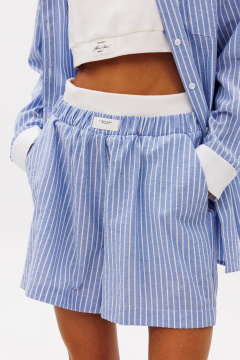 Рубашка, топ, шорты Fantazia Mod 5090 голубой - фото 3