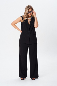 Брюки и жилет из текстиля с карманами для повседневного стиля BARBARA В228 - фото 4