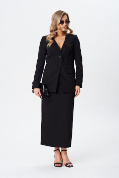 Жакет, юбка BARBARA В224 черный - фото 3