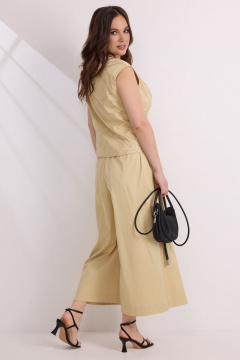 Брюки, жилет Магия моды 2584 песочный - фото 5