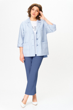Брюки, жакет, топ ALEZA 1246 - фото 1