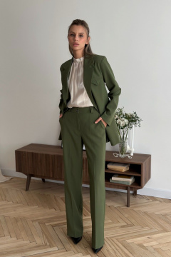 Брюки THE.WOMAN 0309 зелень - фото 4