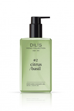 Гель для душа DILIS PERFUMED SHOWER GEL #2 CITRUS/BASIL - фото 1