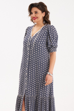 Платье из текстиля с воланом и карманами для торжеств Almirastyle 279 - фото 3