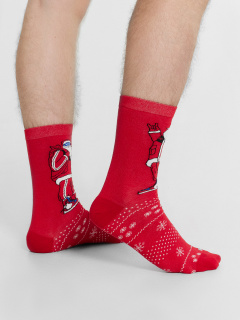 Носки Mark Formelle 017K-2602/23017K-2 я.красный_рис.2602 - фото 5