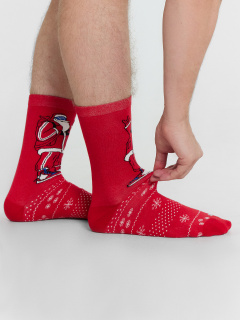 Носки Mark Formelle 017K-2602/23017K-2 я.красный_рис.2602 - фото 2