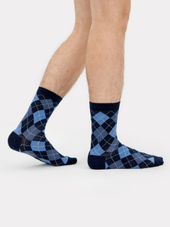 Носки Mark Formelle 017K-2657/23017K-2 т.синий_рис.2657 - фото 1