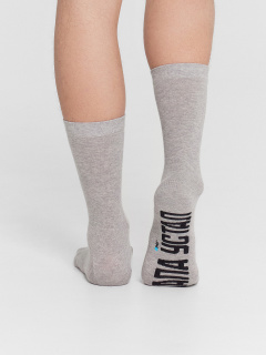 Носки Mark Formelle 017K-2677/23017K-1 серый_меланж_рис.2677 - фото 1